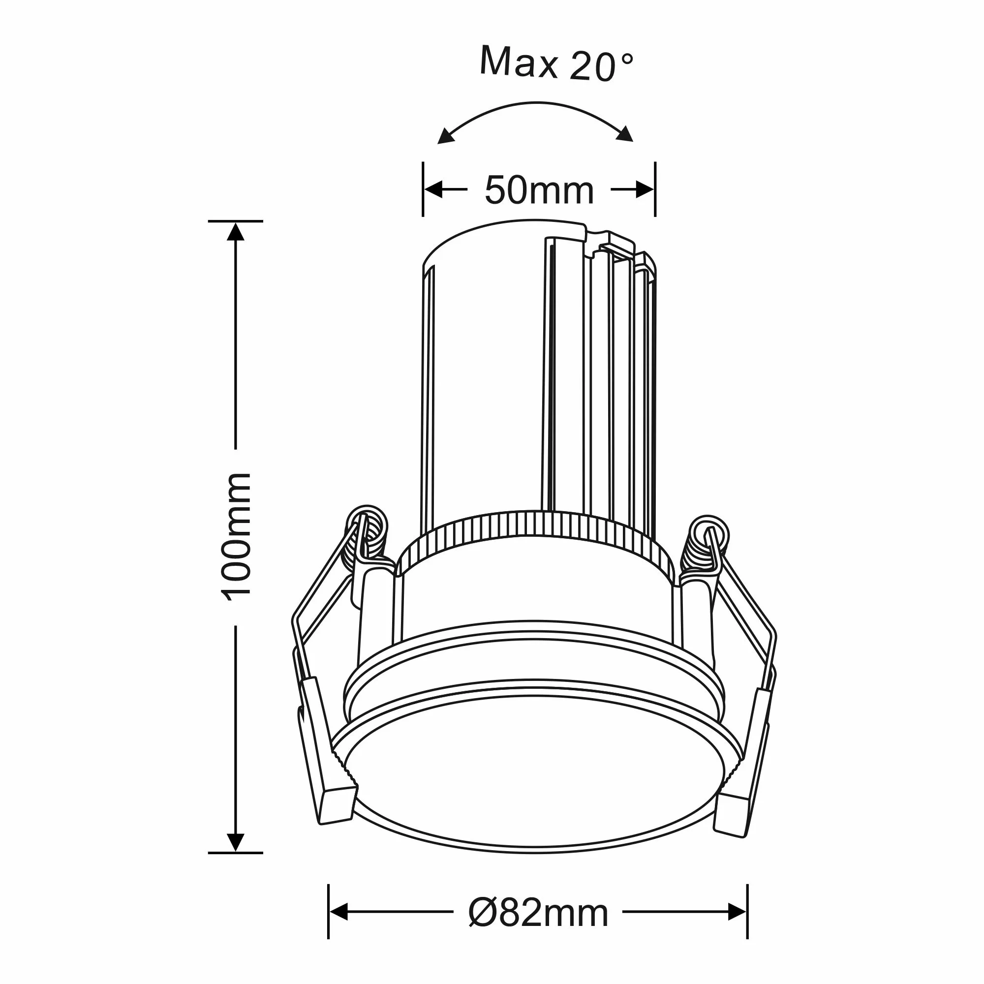 Bania A 12 Recessed Ceiling Luminaires Dlux Round Recess Ceiling